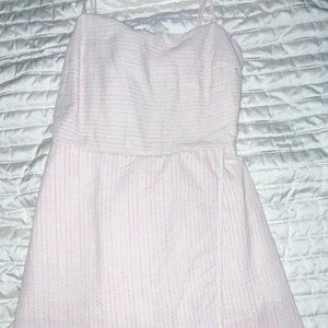 Victoria + Sophia Boutique Pink & White Romper